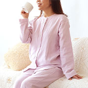 3重ガーゼレディースパジャマ