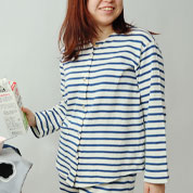 ボーダーニットレディースパジャマ