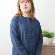 40オーガニックコットンダブルガーゼレディースパジャマ