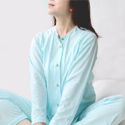 やわらか天竺ニットレディースパジャマ