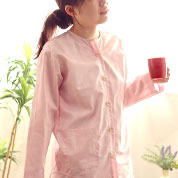 サテンストライプレディースパジャマ