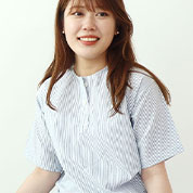 サッカーストライプ半袖ヘンリーネックかぶりパジャマ