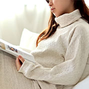 ニットキルトタートルネックパジャマ