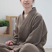 ニットキルト作務衣