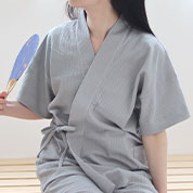 ニットサッカー甚平