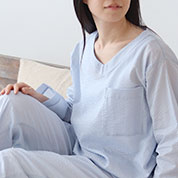 エアリーリップルVネックかぶりパジャマ