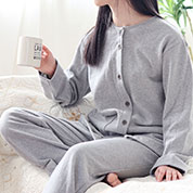 裏起毛スウェットレディースパジャマ