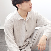 スフレニットスモールカラーパジャマ