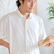 ニットリネンスモールカラーパジャマ