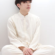 ダブルガーゼヘンリーネックパジャマ