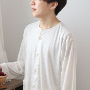 ニットリネンメンズパジャマ