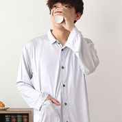 シルクニットスモールカラースリーパー