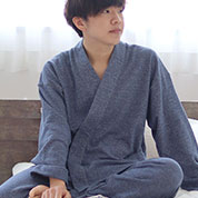 裏起毛スウェット作務衣