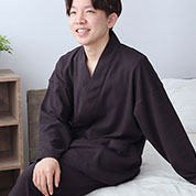 オーガニックコットンムース作務衣