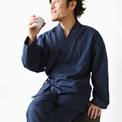 ダブルガーゼ作務衣