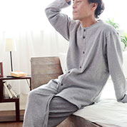 裏起毛スウェットメンズパジャマ