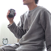 コットンフリースメンズパジャマ