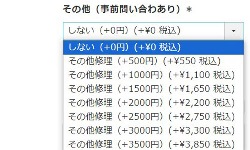 特別な修理