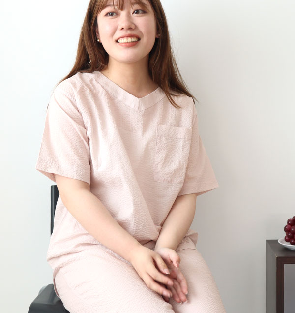 かぶり Vネック