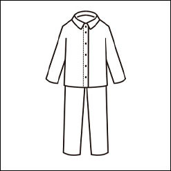 レディース前開きパジャマ 上下セット