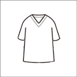 メンズかぶり 半袖