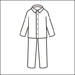 襟のデザインから選ぶ（上下セット）