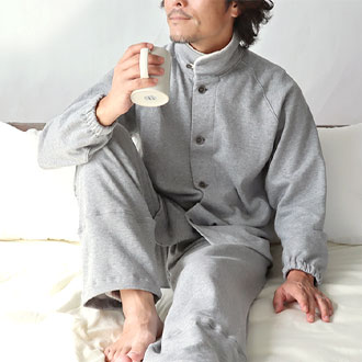ふわふわ裏起毛　裾2重構造ズボン