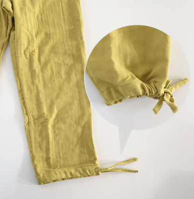 オーダー事例＊機能とデザインを兼ね備えたパジャマズボン