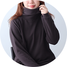 かぶり　タートルネック