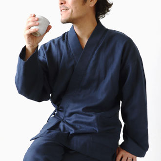 ダブルガーゼ作務衣ズボン単品