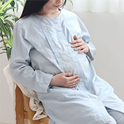 夏の1重ガーゼマタニティパジャマ
