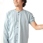 和晒京ふたえガーゼメンズ入院パジャマ