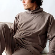 冬用コットンムースメンズズボン単品