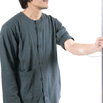 やわらか天竺ニット　入院パジャマ