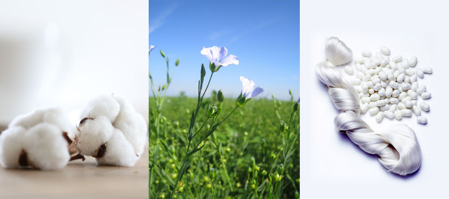 綿花フラックスシルク