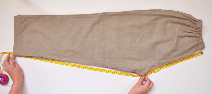 ズボン丈の測り方