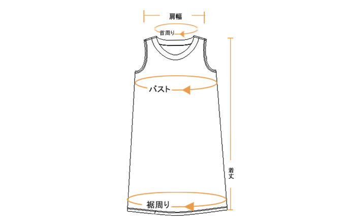 レディースサイズ表