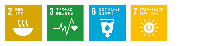 飢餓をゼロに、すべての人に健康と福祉を