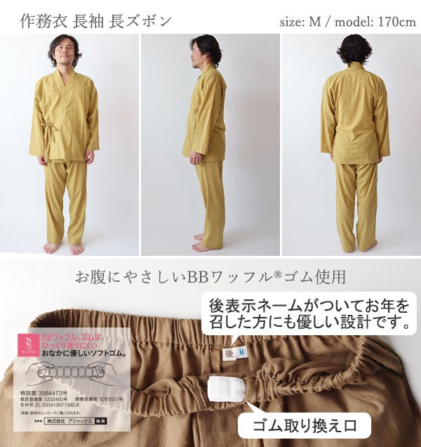 全身画像、ワッフルゴム