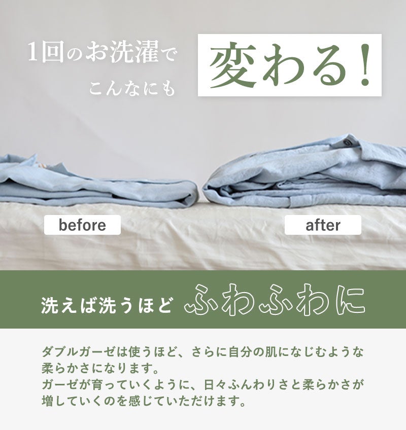 1回のお洗濯でこんなにも変わる！